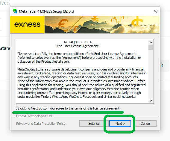 Exness Registration Money Experiment